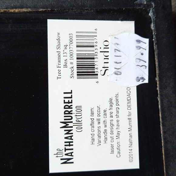 Wood Wall Art Nathan Murrell Hand Crafted Tree of Life Home Shadow Box Decor - Picture 7 of 7